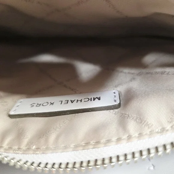 MICHAEL KORS MAPLE STUD OPTIC LAVANDER LEATHER MEDIUM SATCHEL BAG - Picture 9 of 10